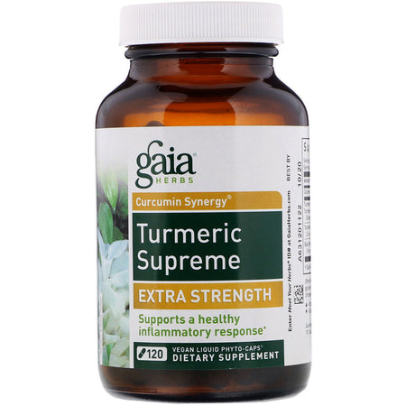 Gaia Herb - TURMERIC SUPREME: EXTRA STRENGTH LP CAPS 120ct