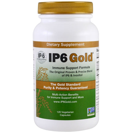IP -6 International - IP6 Gold, Immune Support Formula- 120 Vegetarian  Capsules