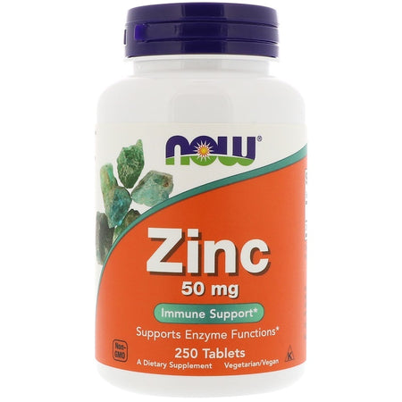 Now Foods - ZINC GLUCONATE 50 mg  250 TABS