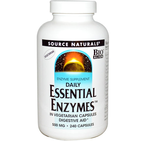 Source Naturals - Essential Enzymes® 500 Mg - 240 Capsules