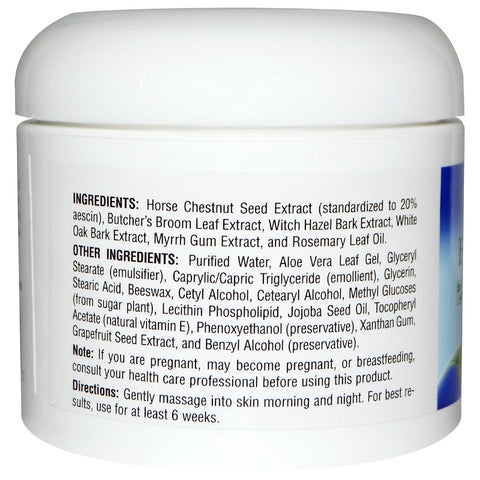 Planetary Herbals - Horse Chestnut Cream, 4 oz (113.4 g)