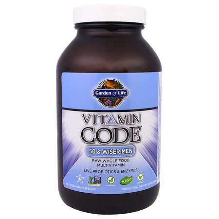 Garden Of Life - Vitamin Code, 50 & Wiser Men, 240 Vegetarian Capsules