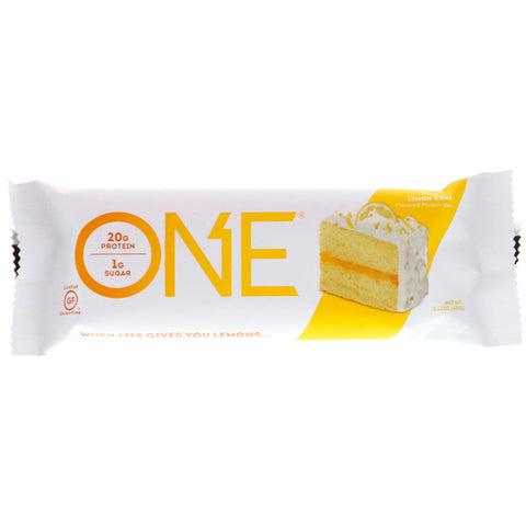 One Brands, One Bar, Lemon Cake, 12 Bars, 2.12 oz (60 g) Each