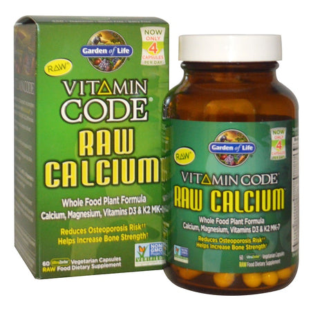 Garden Of Life - Vitamin Code, Raw Calcium, 60 UltraZorbe Vegetarian Capsules