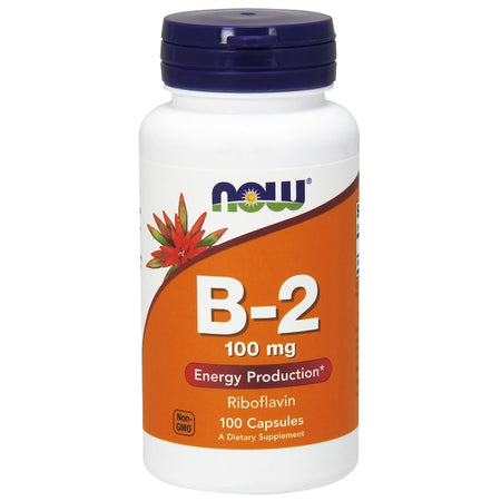 Now Foods - B-2, 100 mg, 100 Capsules