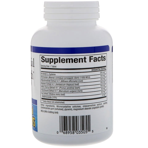 Natural Factors - Lung, Bronchial & Sinus Health,  - 90 Tablets