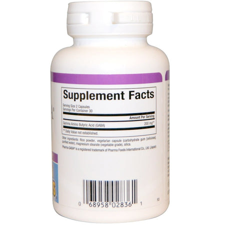 Natural Factors - PharmaGaba 100mg - 60 Chewables