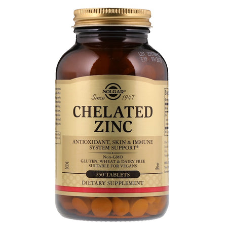 Solgar - Chelated Zinc Tablets  - 250