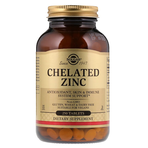 Solgar - Chelated Zinc Tablets  - 250
