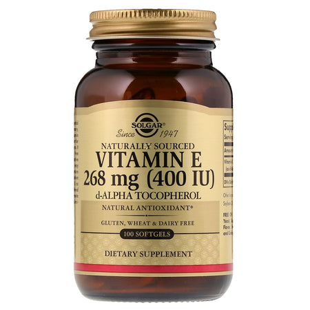 Solgar - Vitamin E 400 IU Alpha Softgels - 100 Softgels
