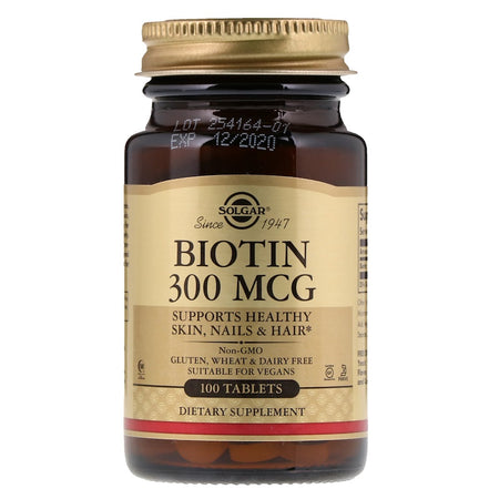 Solgar - Biotin 300 Mcg Tablets  - 100