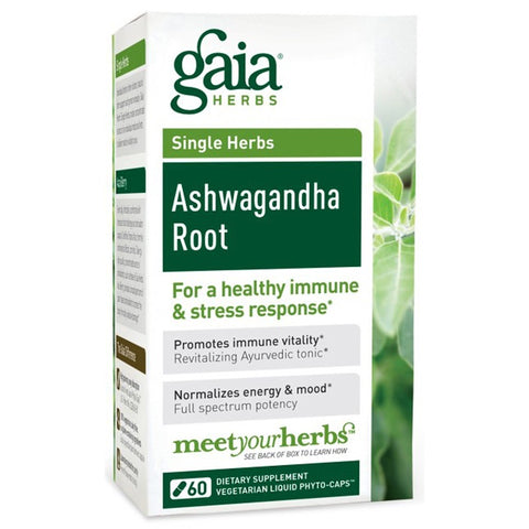 Gaia Herb - ASHWAGANDHA LP CAPS 60