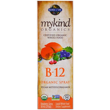 Garden Of Life - Mykind Organics B12 Raspberry 2oz LIQUID SPRAY