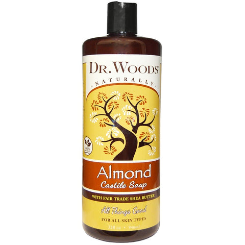 Dr Woods - Castile Soap Liquid Almond With Shea Butter - 32 Ounce