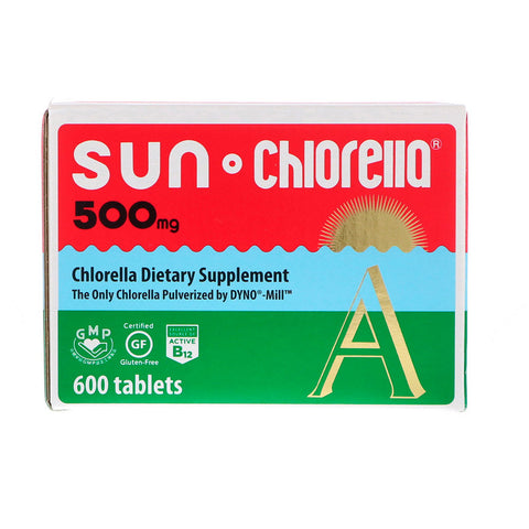 Sun Chlorella - Chlorella Tabs 500 Mg - 600 Tablet
