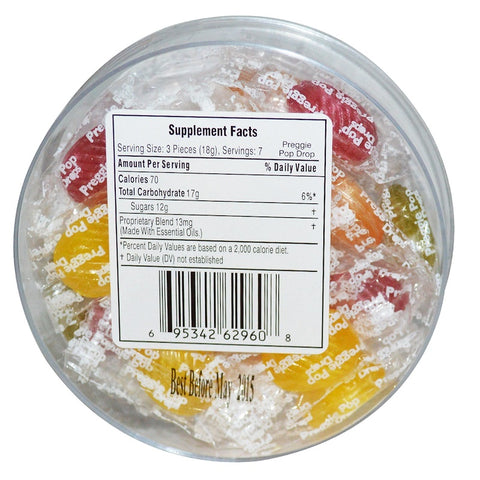 Three Lollies - Preggie Pop Drops, Sour Fruits, 21 Pieces