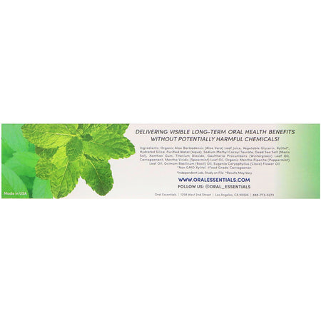 Lumineux Oral Essentials - Medically Developed Toothpaste, Clean & Fresh, 3.75 oz (106.3 g)