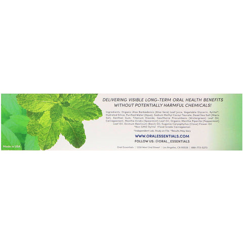Lumineux Oral Essentials - Medically Developed Toothpaste, Clean & Fresh, 3.75 oz (106.3 g)