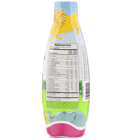 Natures Plus - Source of Life, Animal Parade Liquid, Children's Multi-Vitamin, Natural Tropical Berry Flavor, 30 fl oz (887.10 ml)