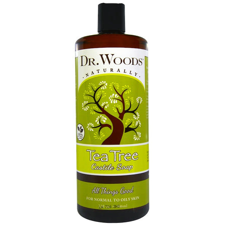 Dr Woods - Castile Soap Liquid Tea Tree - 32 Ounce