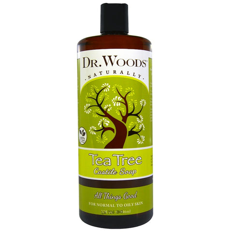 Dr Woods - Castile Soap Liquid Tea Tree - 32 Ounce