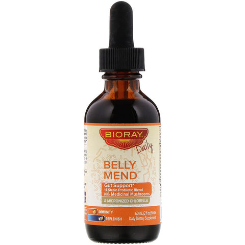 Bioray - Belly Mend, Gut Support, Alcohol Free, 2 fl oz (60 ml)
