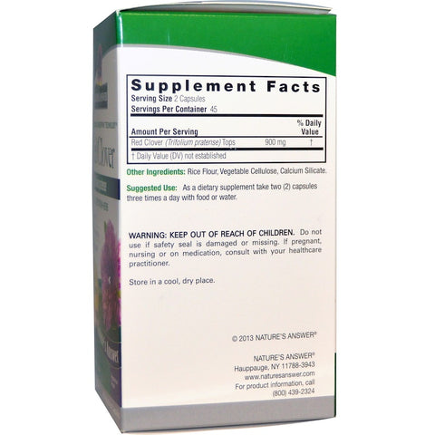 Nature's  Answers - Red Clover Tops - 90  V-Cap