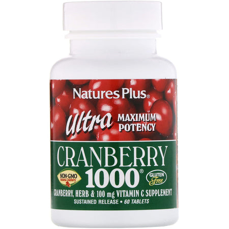 Natures Plus - ULTRA CRANBERRY 1,000 MG S/R TAB 60