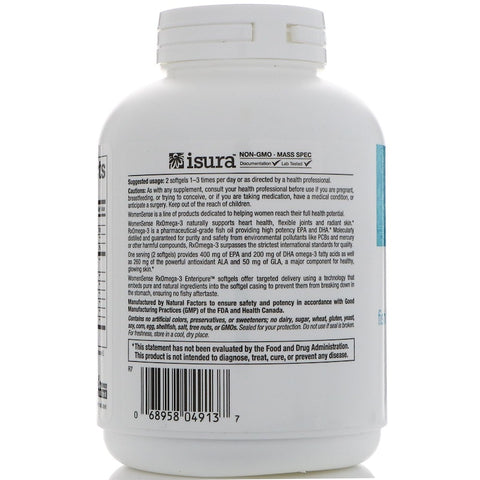Natural Factors - WomenSense, RxOmega-3,  - 120 Softgels