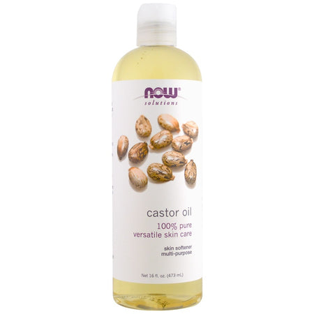 Now Foods - Solutions, Castor Oil, 16 fl oz (473 ml)