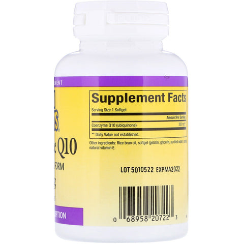 Natural Factors, Coenzyme Q10, 200 Mg,  - 60 Softgels