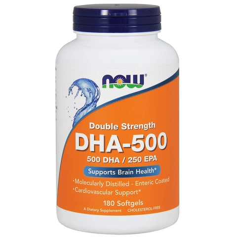 Now Foods - DHA-500/EPA-250, Double Strength, 180 Softgels