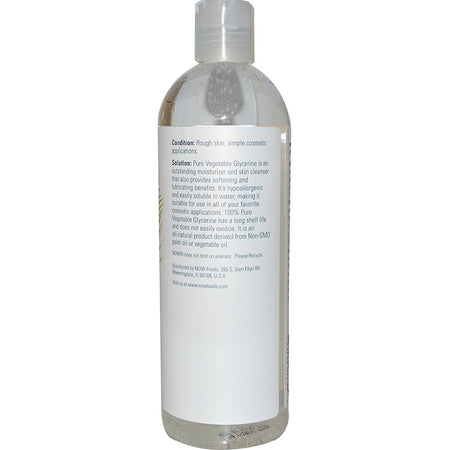 Now Foods - Solutions, Vegetable Glycerine, 16 fl oz (473 ml)