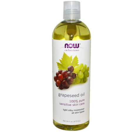 Now Foods - Solutions, Grapeseed Oil, 16 fl oz (473 ml)