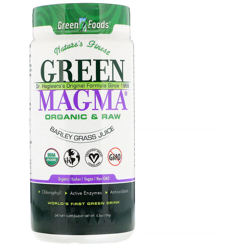 Green Food - Green Magma, Barley Grass Juice, 5.3 oz (150 g)
