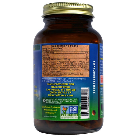 HealthForce Superfoods - Intestinal Movement Formula™ - 50 Count VeganCaps™ - 1916 Capsules