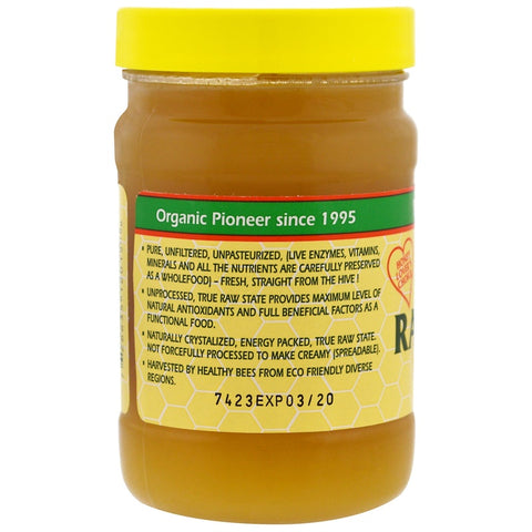 YS Organic Bee - Raw Honey - 8 Oz