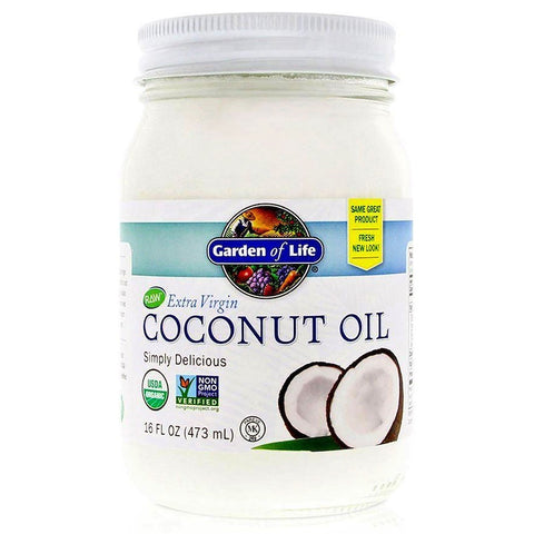 Garden Of Life - Organic Coconut Oil GLASS 16oz LIQUID