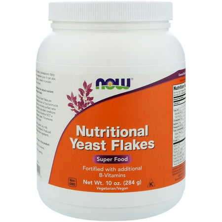 Now Foods - Nutritional Yeast Flakes, 10 oz (284 g)