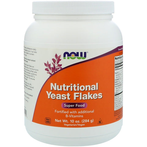Now Foods - Nutritional Yeast Flakes, 10 oz (284 g)