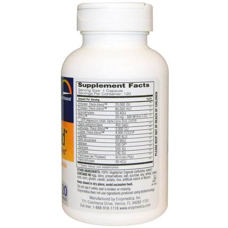 ENZYMEDICA - Digest Gold - 120 Capsules