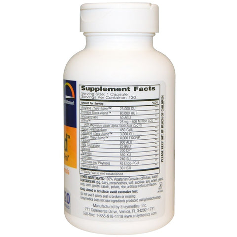 ENZYMEDICA - Digest Gold - 120 Capsules