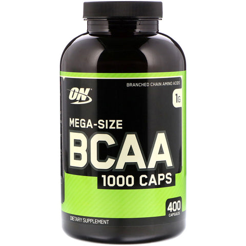 Optimum Nutrition - BCAA 1000 Caps, Mega-Size, 1 g, 400 Capsules
