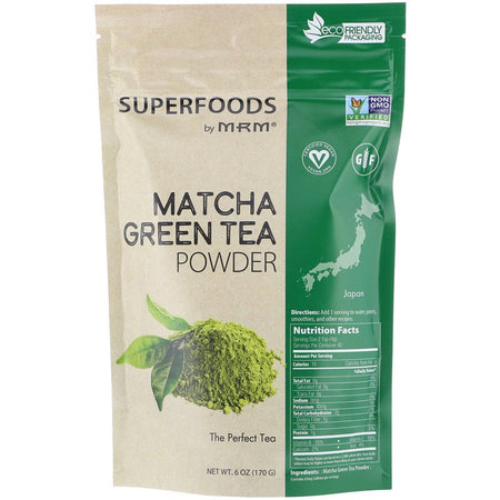 MRM - Super Foods - Raw Matcha Green Tea Powder - 6 Oz