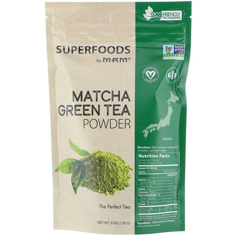 MRM - Super Foods - Raw Matcha Green Tea Powder - 6 Oz