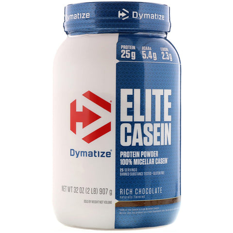 Dymatize - ELITE CASEIN, Rich Chocolate - 2 Lb (907 G)