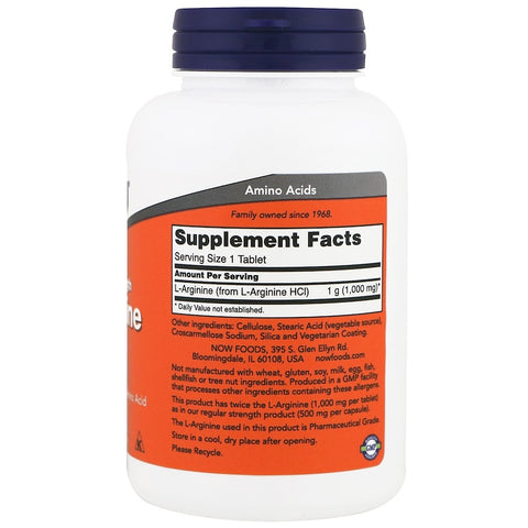 Now Foods - ARGININE 1000mg 120 TABS