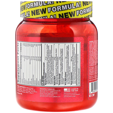 BSN - N.O.-Xplode, Legendary Pre-Workout, Blue Raz, 1.22 lbs (555 g)