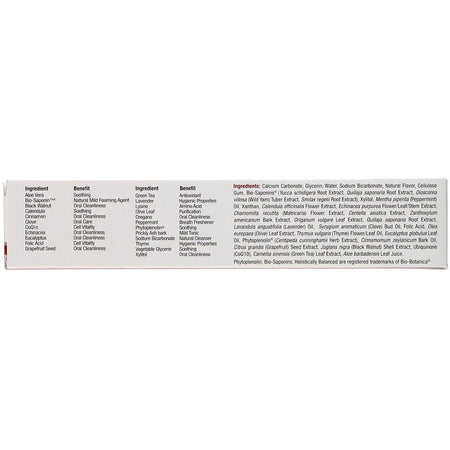 Nature's  Answers - PerioBrite, Natural Brightening Toothpaste with CoQ10 & Folic Acid, Cinnamint, 4 oz (113.4 g)