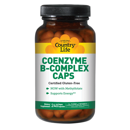 Country Life - COENZYME B-COMPLX VEGICAPS 240 - 240 Vegicaps